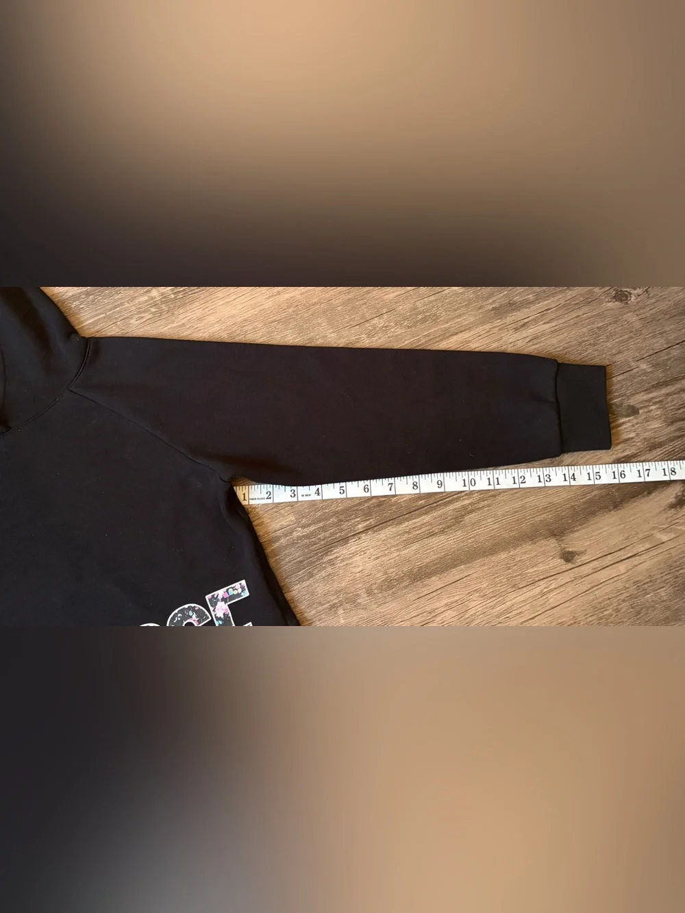 Converse Black Kids Hoodie Size Medium